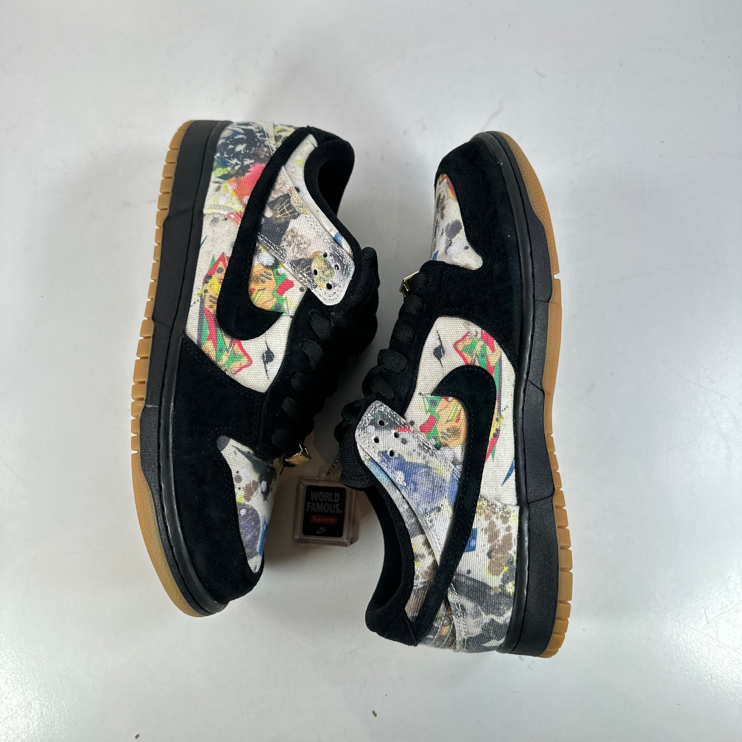 FD8778 001 Nike SB Dunk Low Supreme Rammellzee [USED] - 9.5 M (Used) (No Box)