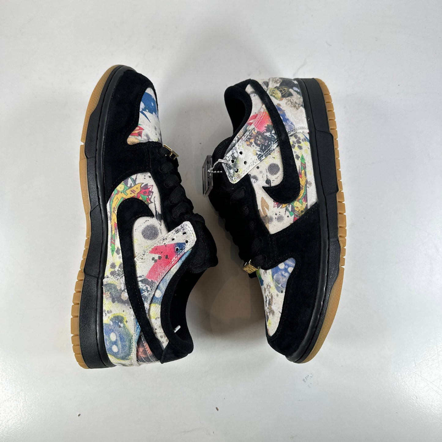 FD8778 001 Nike SB Dunk Low Supreme Rammellzee [USED] - 9.5 M (Used) (No Box)