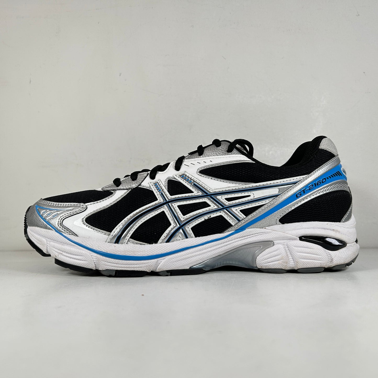 1203A320 004 ASICS GT-2160 Black Pure Silver Bright Blue [USED] - 11 M (Used)