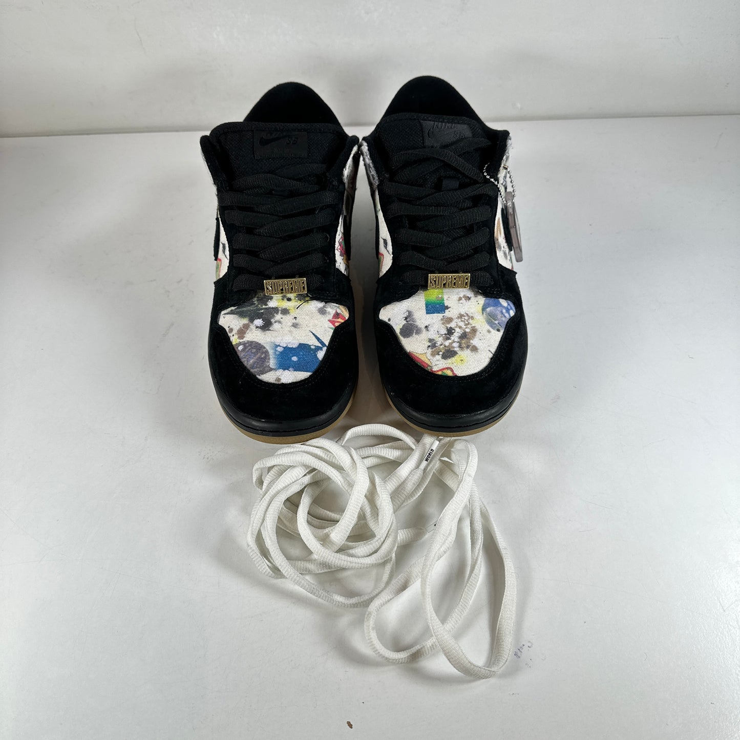 FD8778 001 Nike SB Dunk Low Supreme Rammellzee [USED] - 9.5 M (Used) (No Box)