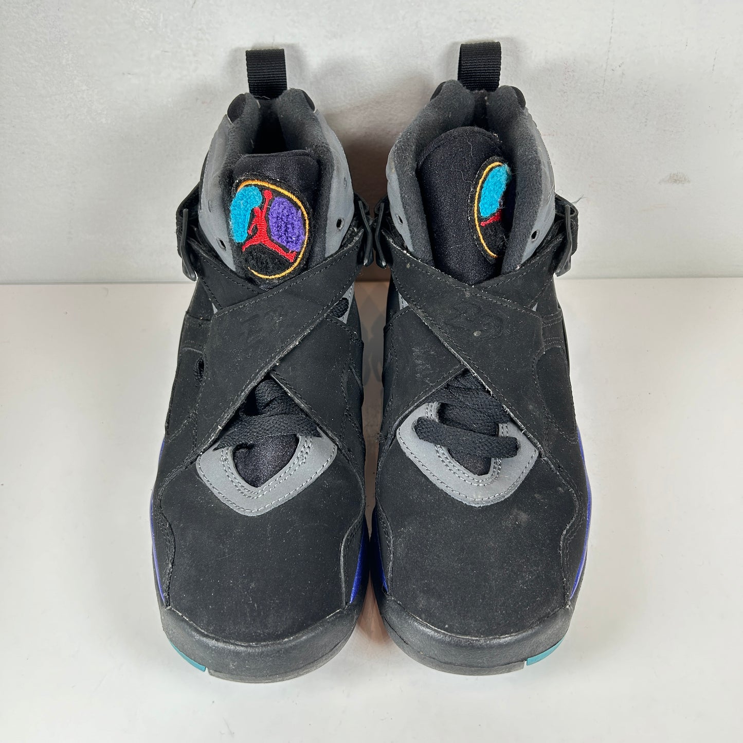 305368 025 Jordan 8 Retro Aqua (2015) (GS) [USED] - 5 Y (Used) (No Box)