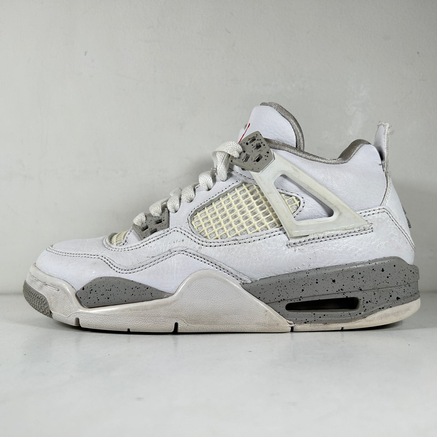 DJ4699 100 Jordan 4 Retro White Oreo (2021) (GS) [USED] - 5.5 Y (Used) (Replace Box)