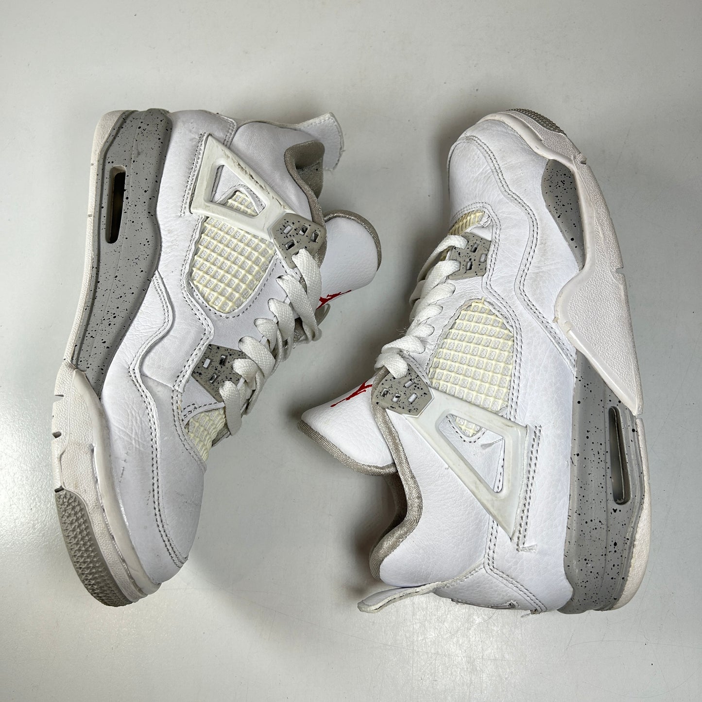 DJ4699 100 Jordan 4 Retro White Oreo (2021) (GS) [USED] - 5.5 Y (Used) (Replace Box)