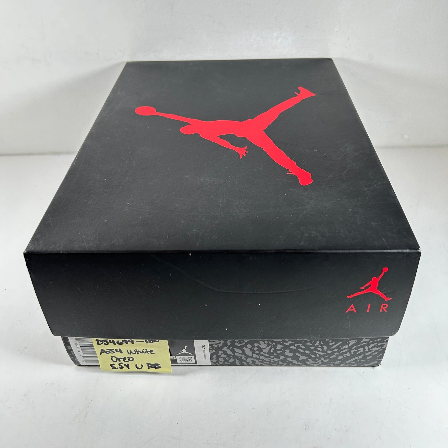 DJ4699 100 Jordan 4 Retro White Oreo (2021) (GS) [USED] - 5.5 Y (Used) (Replace Box)