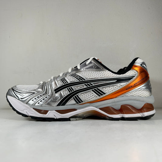 1201A019 109 ASICS Gel-Kayano 14 White Piquant Orange [USED] - 11.5 (Used) (No Box)