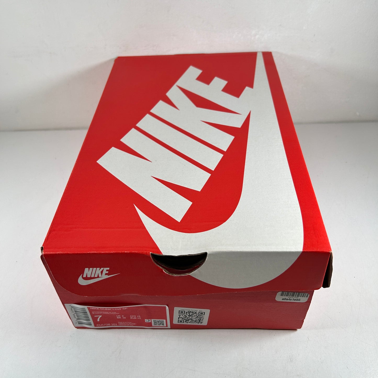 CU1726 101 Dunk Low Syracuse [USED] - 7 M (Used)