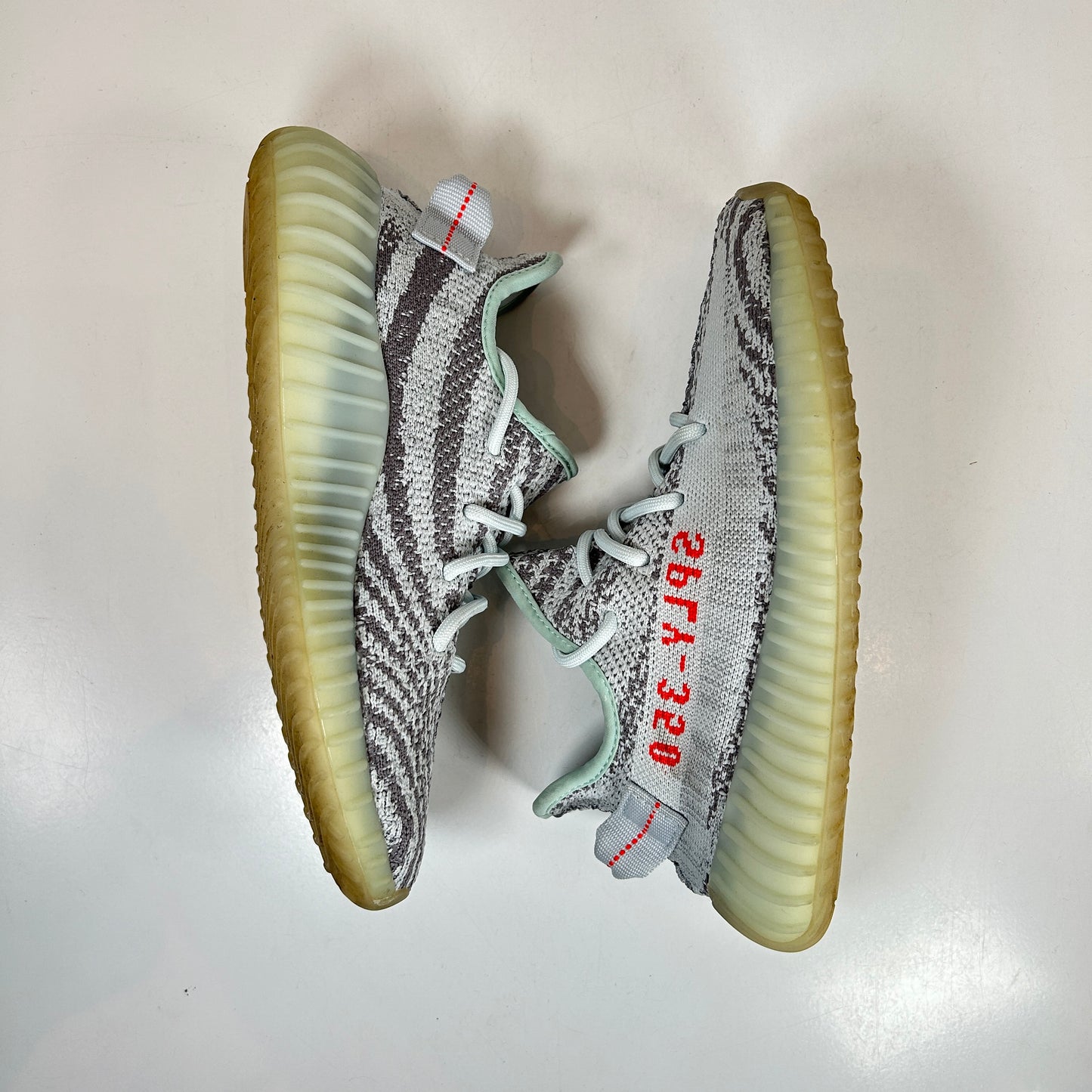 B37571 adidas Yeezy Boost 350 V2 Blue Tint (2017/2023) [USED] - 5 M (Used)
