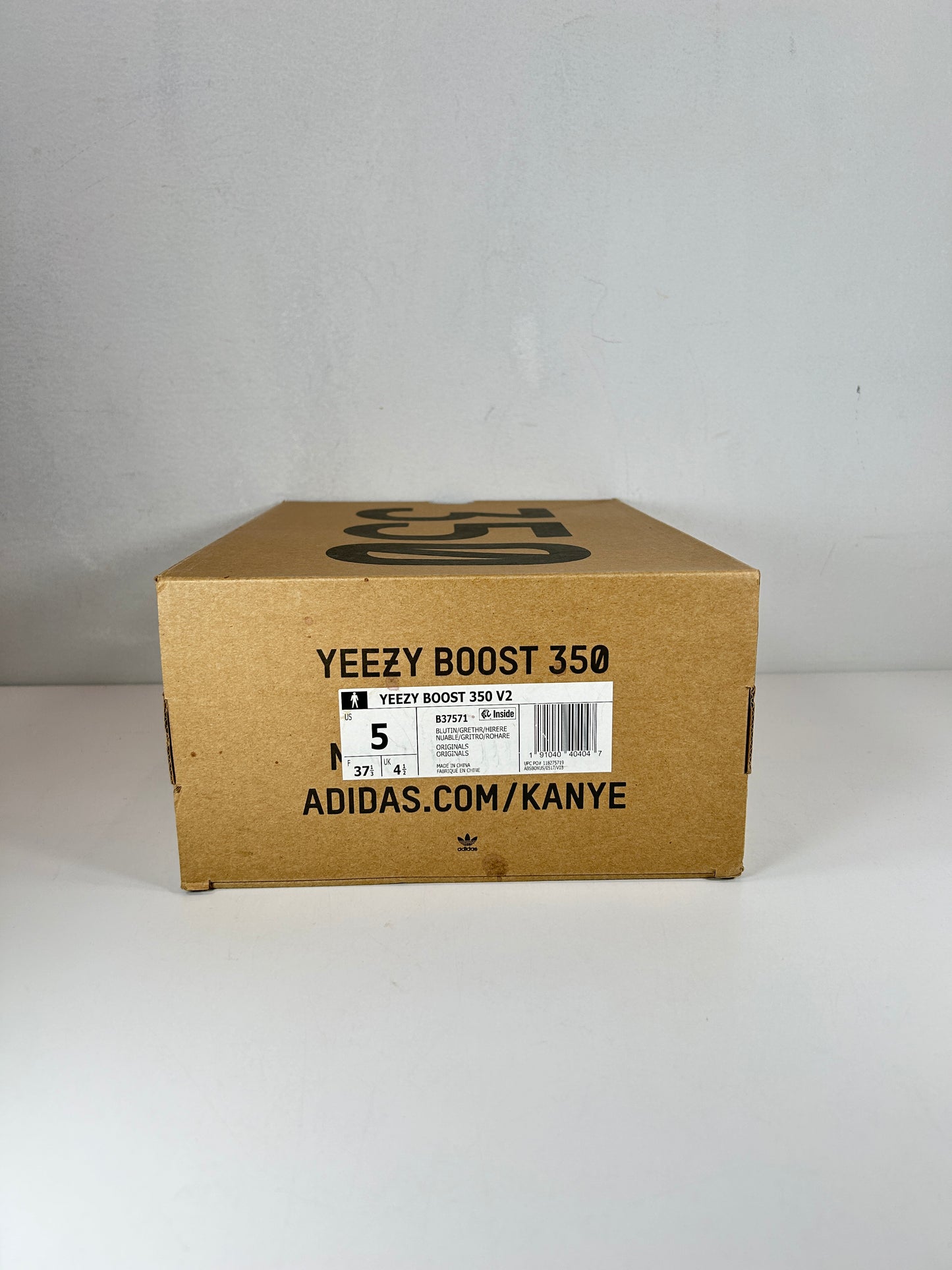 B37571 adidas Yeezy Boost 350 V2 Blue Tint (2017/2023) [USED] - 5 M (Used)