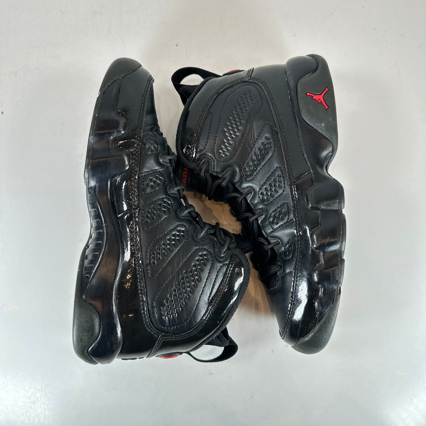 302359 014 Jordan 9 Retro Bred Patent (GS) [USED] - 4 Y (Used) (No Box)