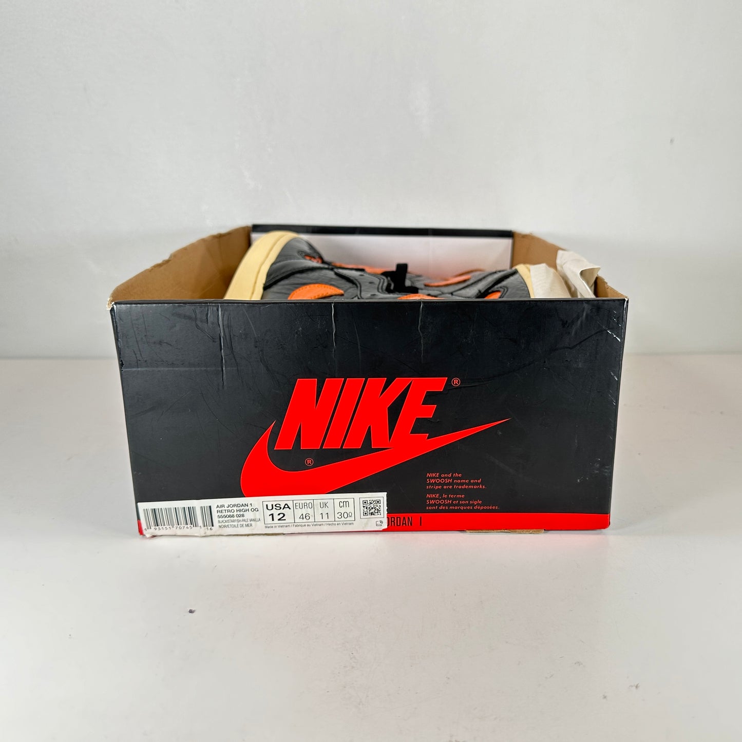 555088 028 Jordan 1 Retro High Shattered Backboard 3.0 [USED] - 12 M (VNDS) (No Lid)