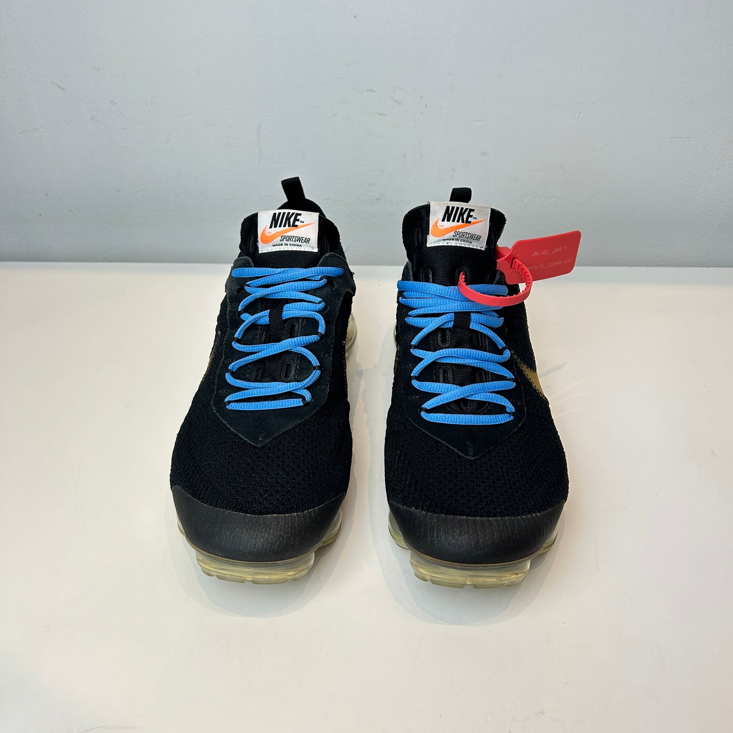 AA3831 002 Nike Air VaporMax Off-White Black (2018) [USED] - 11 M (Used)