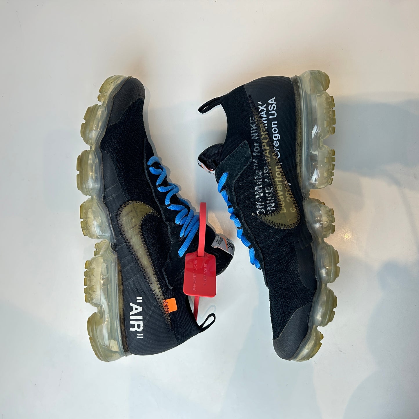 AA3831 002 Nike Air VaporMax Off-White Black (2018) [USED] - 11 M (Used)