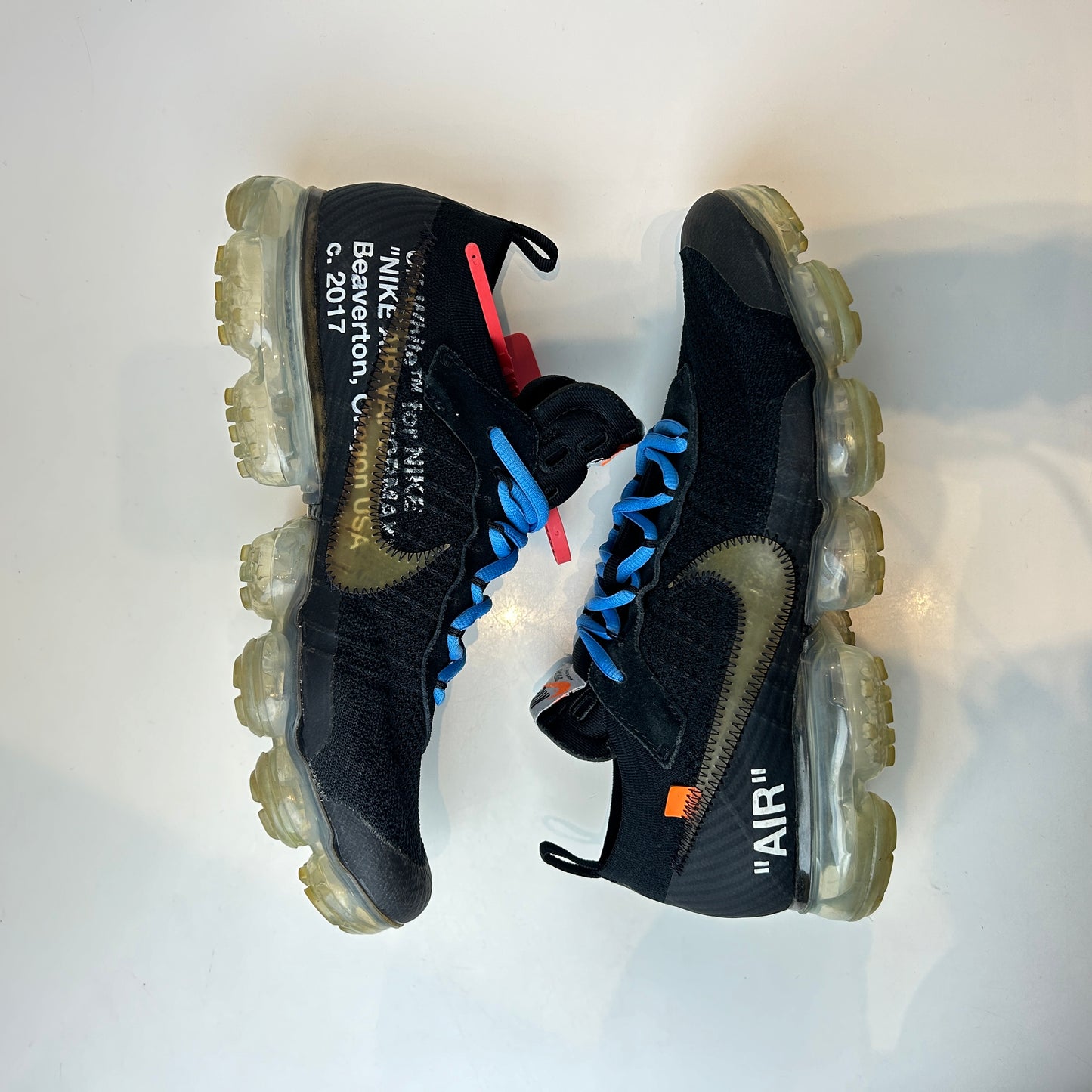 AA3831 002 Nike Air VaporMax Off-White Black (2018) [USED] - 11 M (Used)