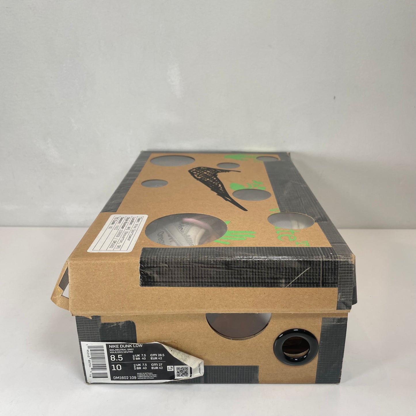 DM1602 109 Nike Dunk Low Off-White Lot 9 [USED] - 8.5 M (Used2)