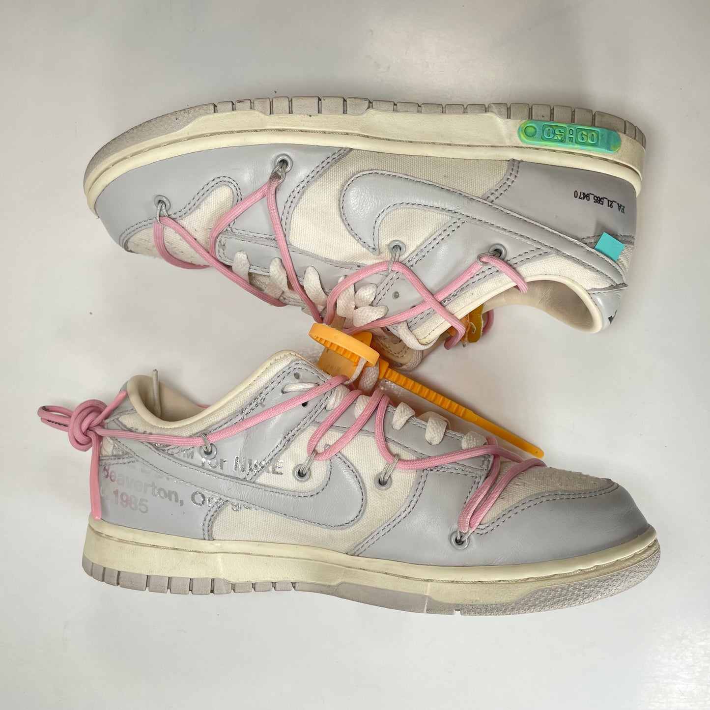 DM1602 109 Nike Dunk Low Off-White Lot 9 [USED] - 8.5 M (Used2)