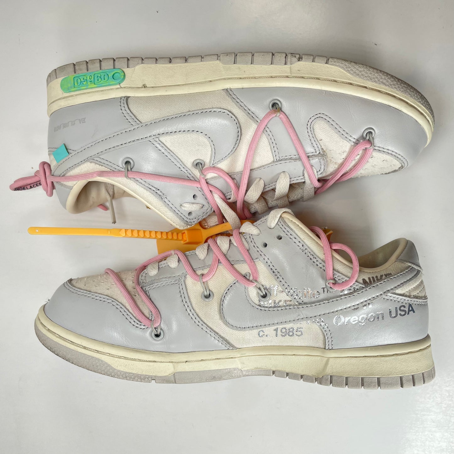 DM1602 109 Nike Dunk Low Off-White Lot 9 [USED] - 8.5 M (Used2)