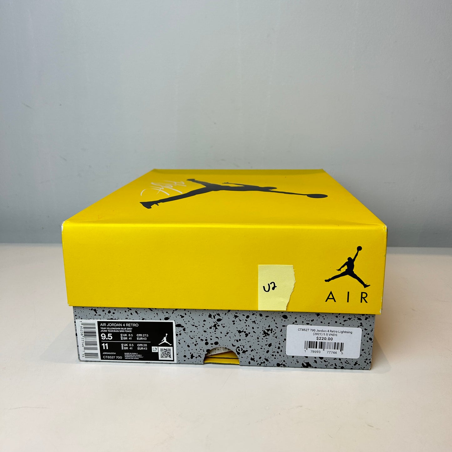 CT8527 700 Jordan 4 Retro Lightning (2021) [USED] - 9.5 M (Used2)