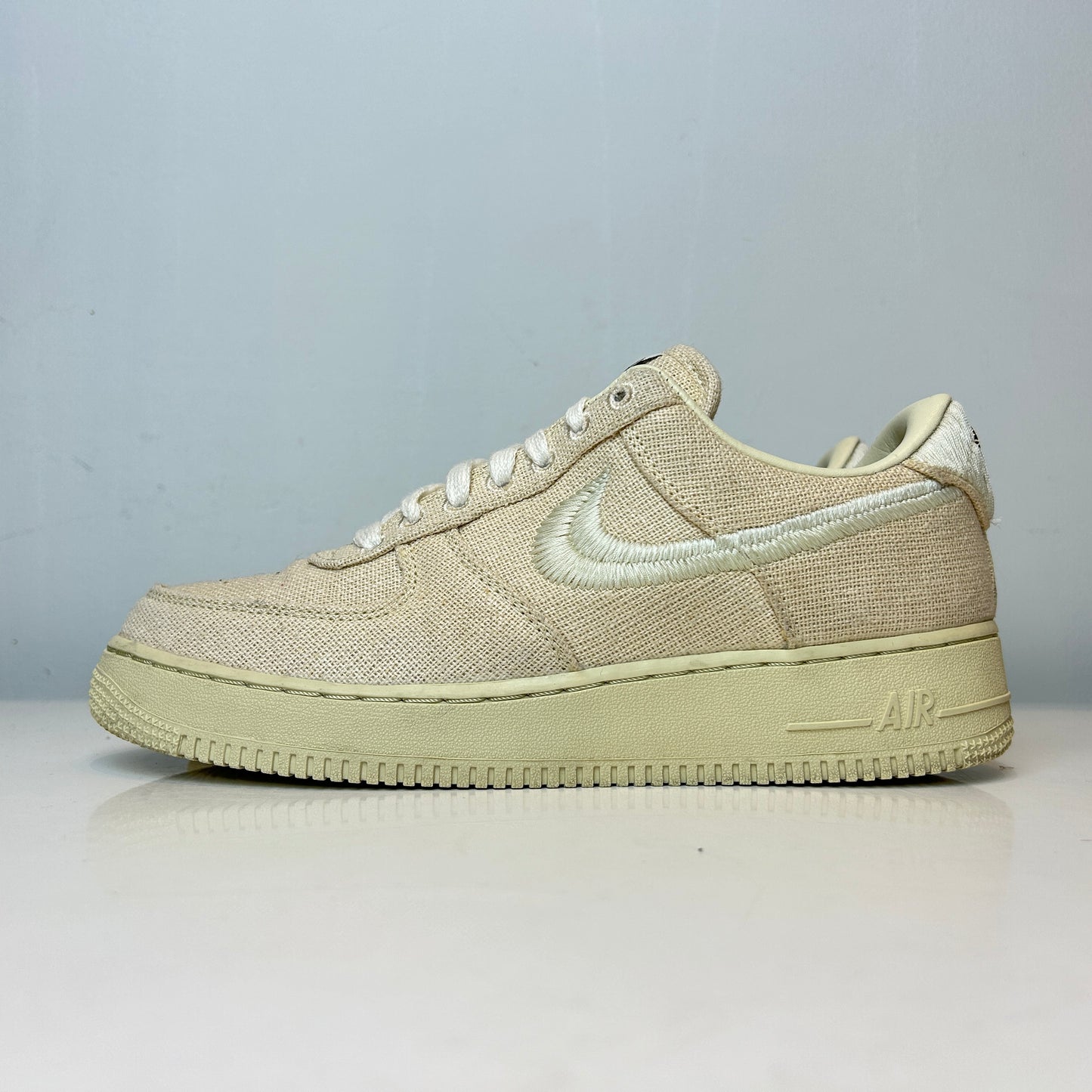 CZ9084 200 Nike Air Force 1 Low Stussy Fossil [USED] - 9.5 M (Used)