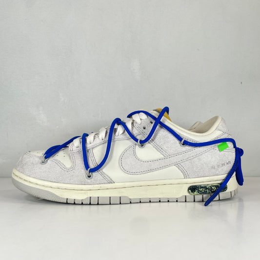 DJ0950 104 Nike Dunk Low Off-White Lot Lot 32 [USED] - 9.5 M (Used)