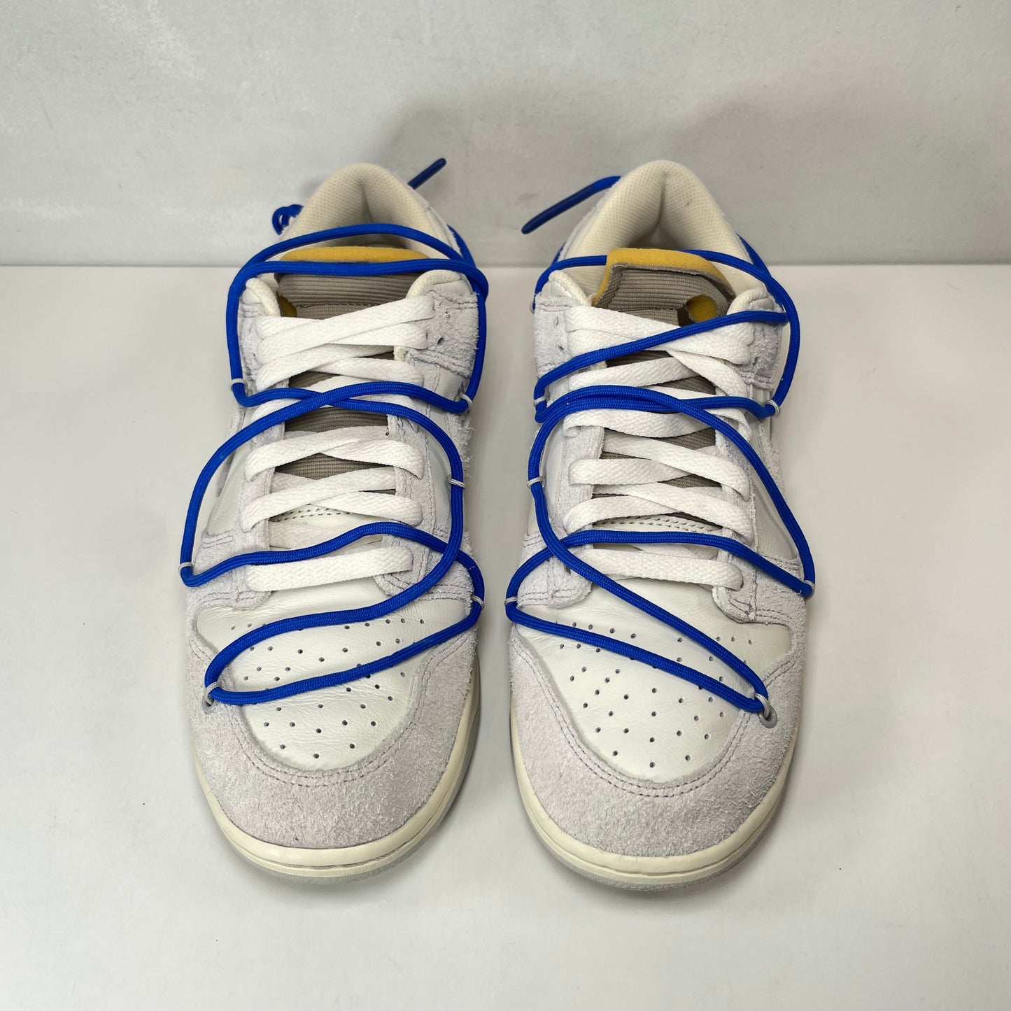 DJ0950 104 Nike Dunk Low Off-White Lot Lot 32 [USED] - 9.5 M (Used)