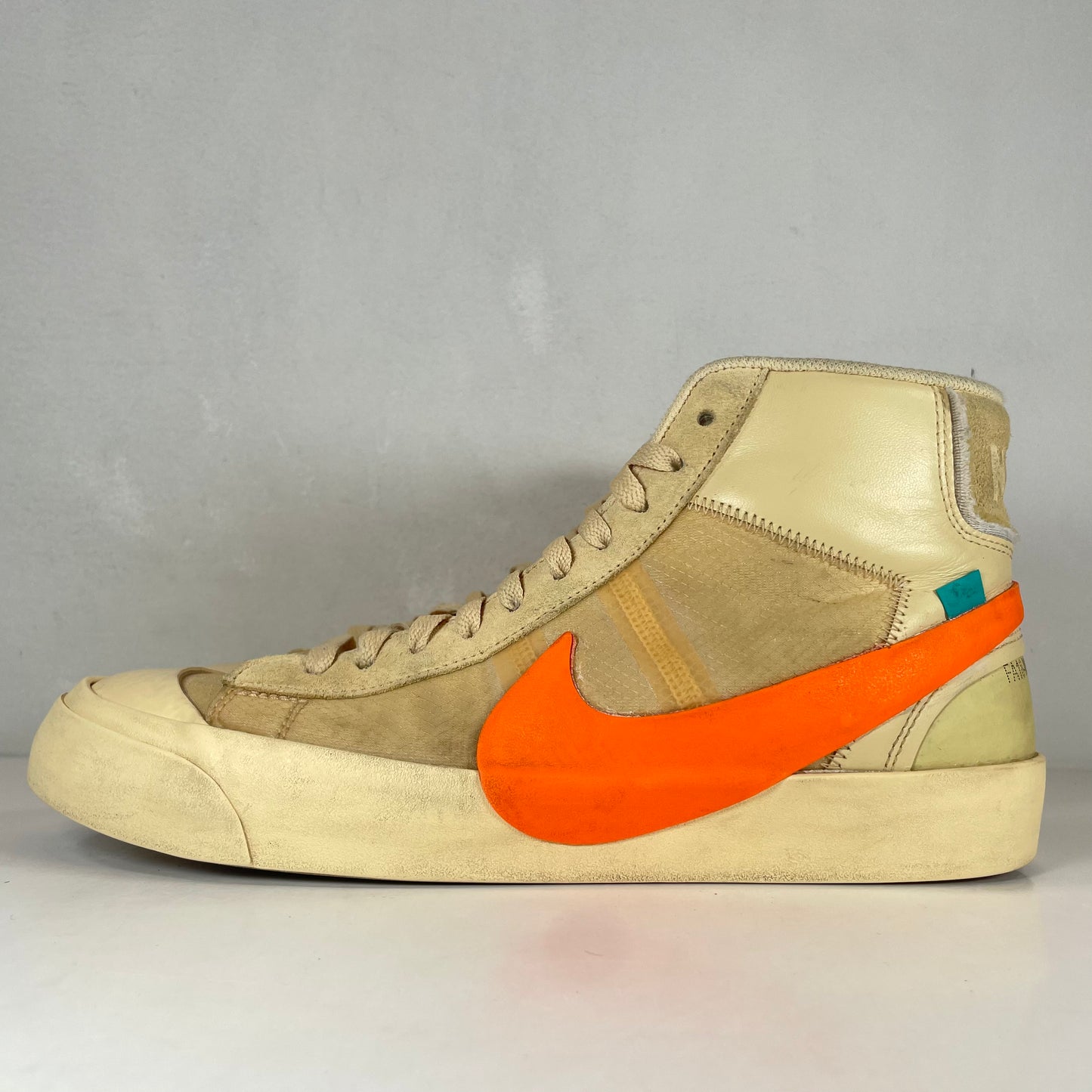 AA3832 700 Nike Blazer Off-White Orange [USED] - 10 M (Used) (No Box)