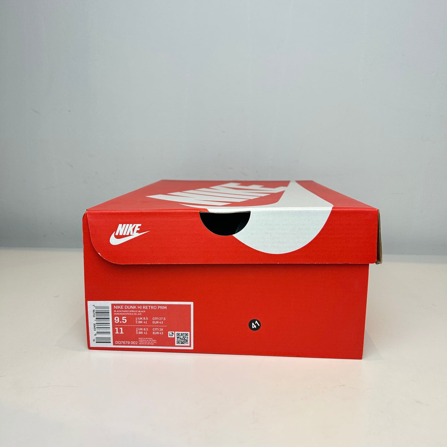 DQ7679 002 Nike Dunk High Retro PRM Faded Spruce [USED] - 9.5 M (Used)