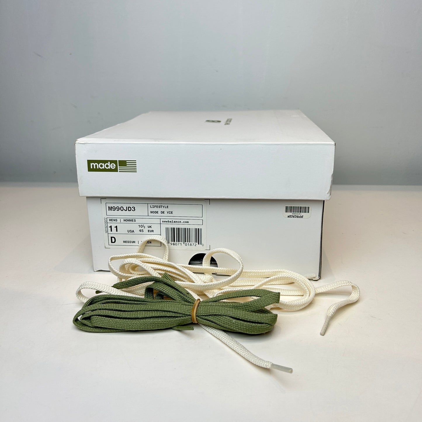M990JD3 New Balance 990v3 MiUSA JJJJound Olive [USED] - 11 M (Used)