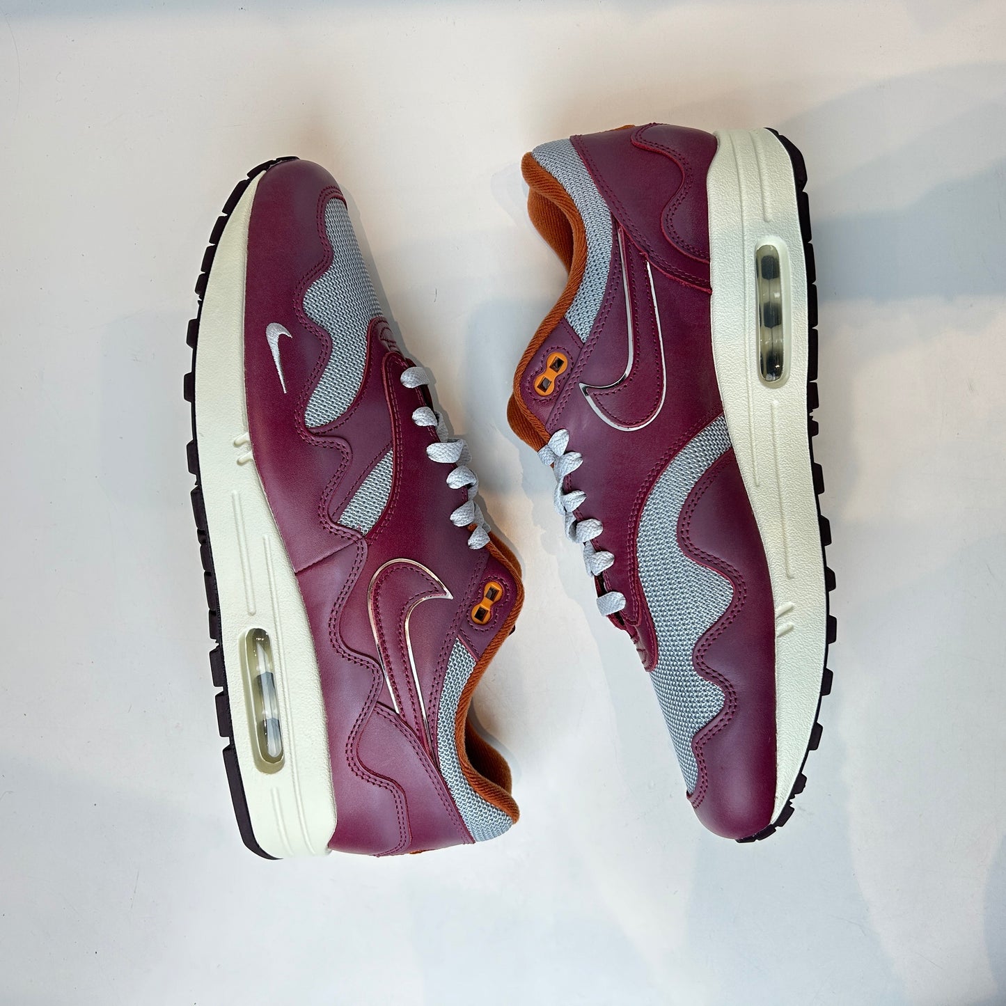 DO9549 001 Nike Air Max 1 Patta Waves Rush Maroon  [USED] - 11 M (VNDS)