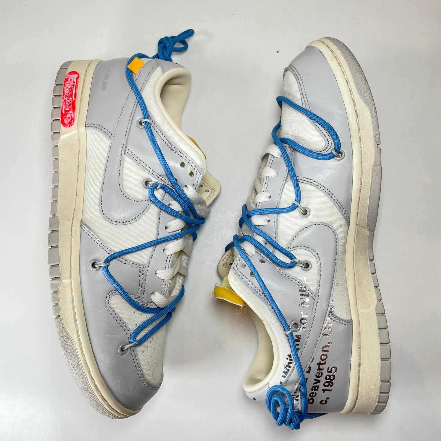 DM1602 113 Nike Dunk Low Off-White Lot 5 [USED] - 9.5 M (Used)