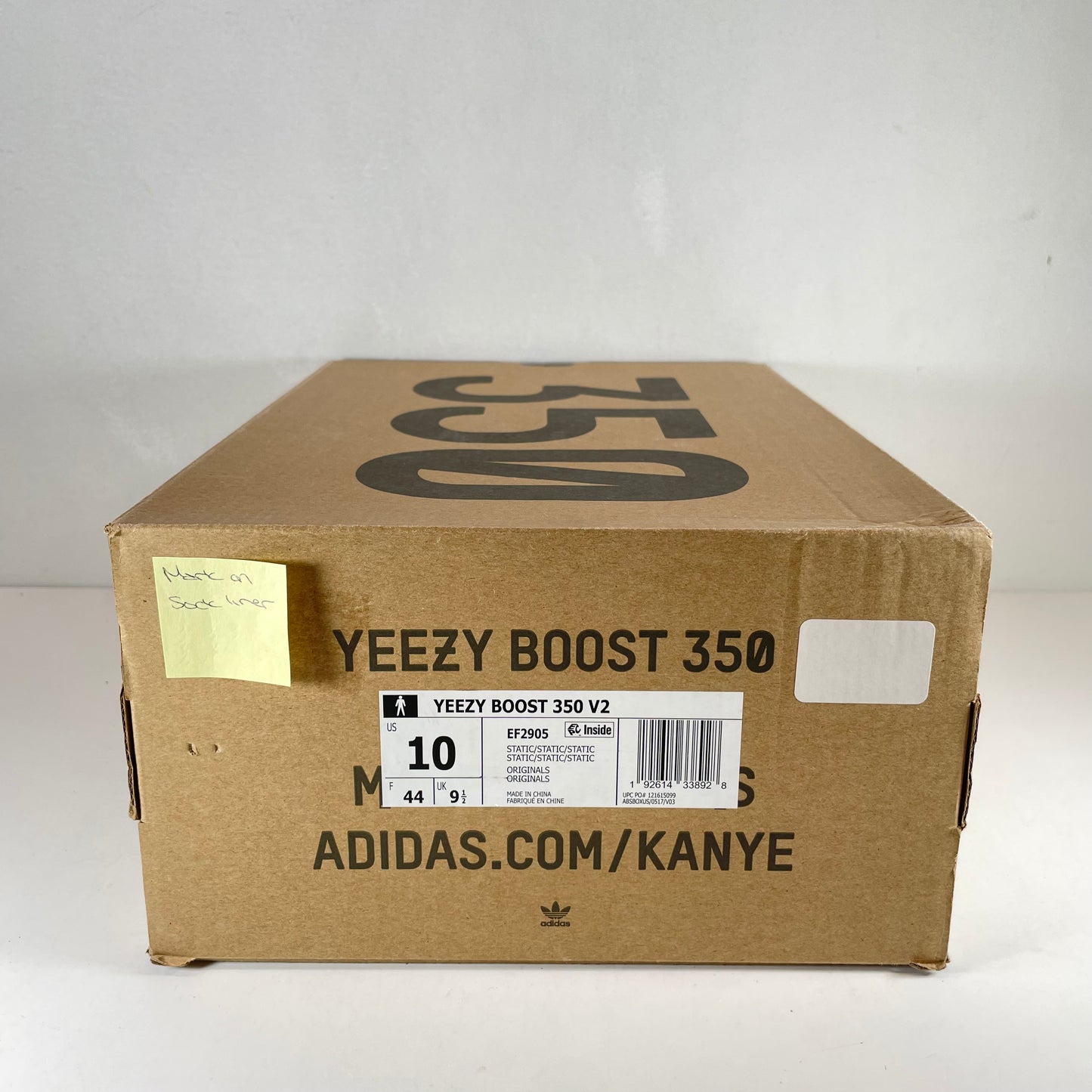 EF2905 Yeezy 350 V2 Static Non-Reflective [CONDITIONAL] - 10 M (Mark on Sock Liner)