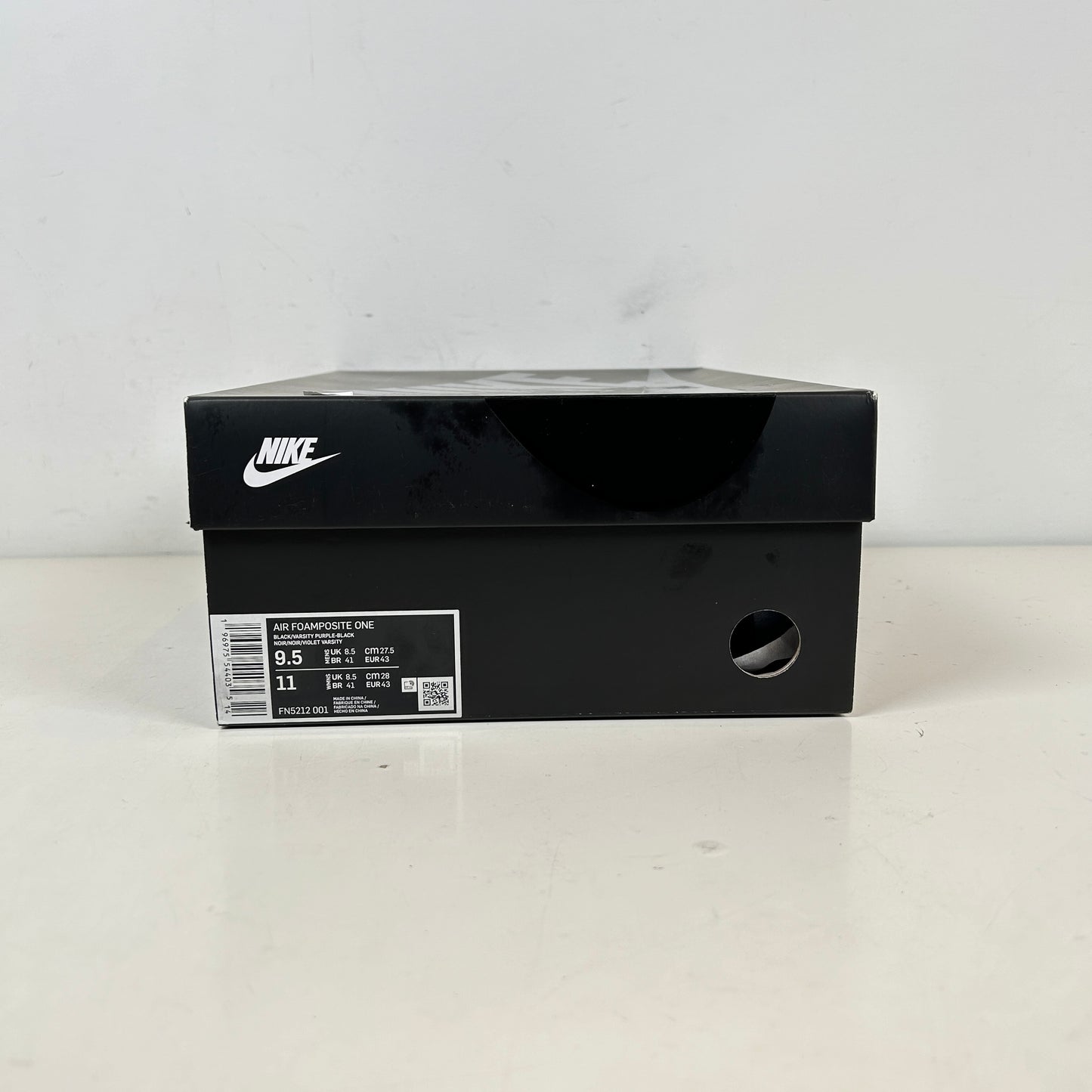 FN5212 001 Nike Air Foamposite One Eggplant (2024) [USED] - 9.5 M (Used)