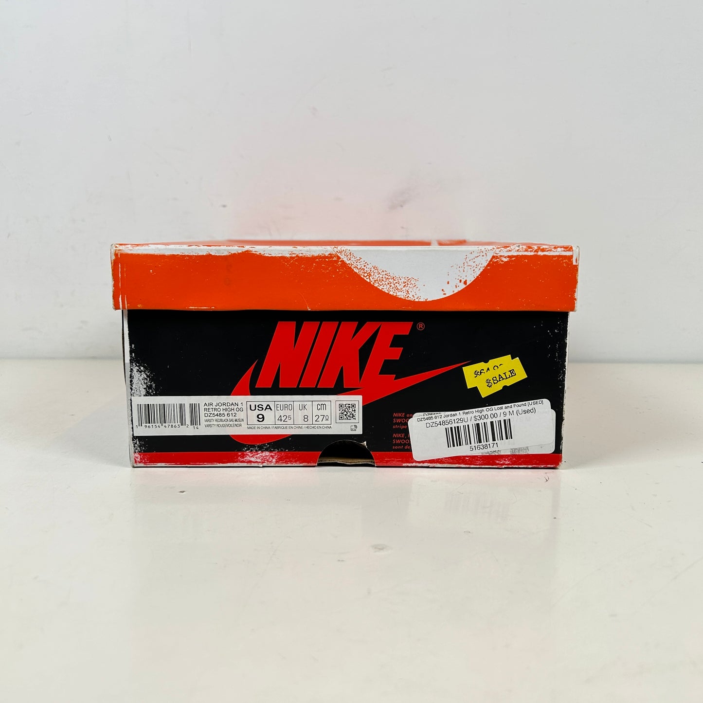 DZ5485 612 Jordan 1 Retro High OG Chicago Lost And Found [USED] - 9 M (Used)