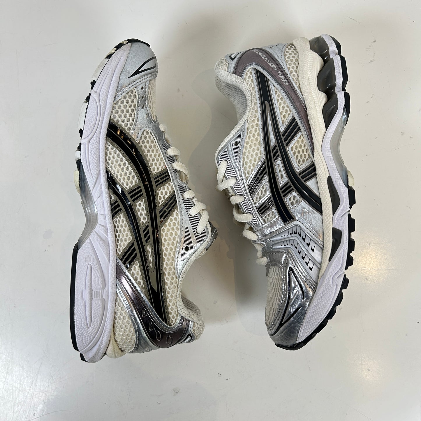 1201A019 108 ASICS Gel-Kayano 14 Cream Black Metallic Plum [USED] - 5 M (Used)