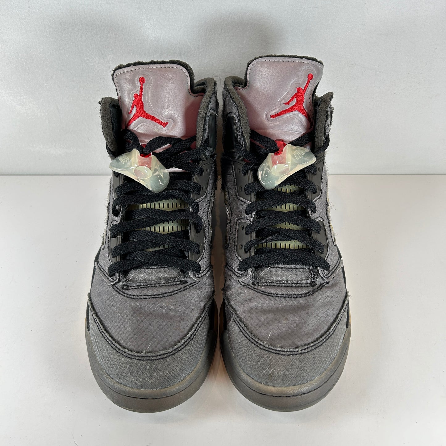 CT8480 001 Jordan 5 Off-White Black [USED] - 8 M (Used)