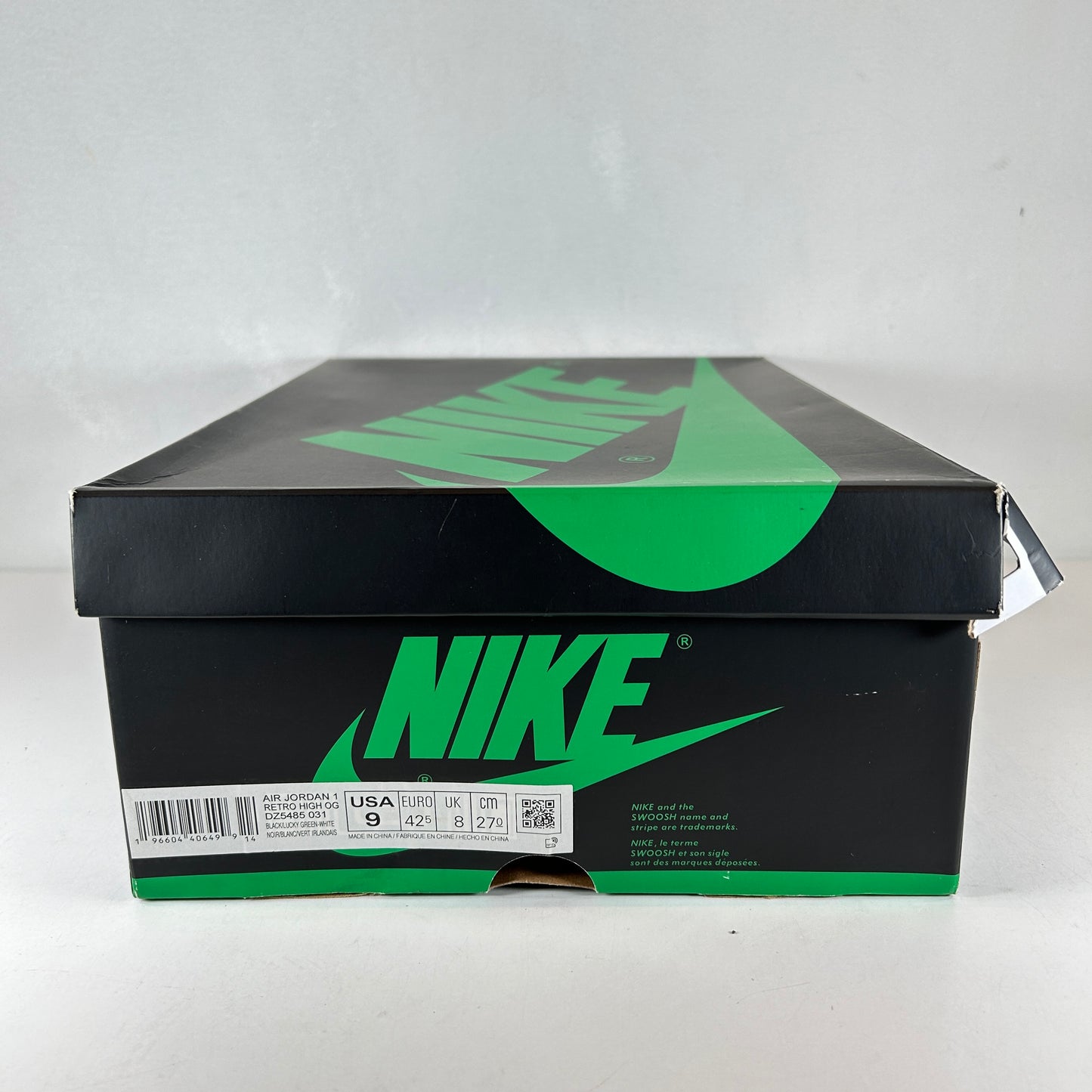 DZ5485 031 Jordan 1 Retro High OG Lucky Green [USED] - 9 M (Used)