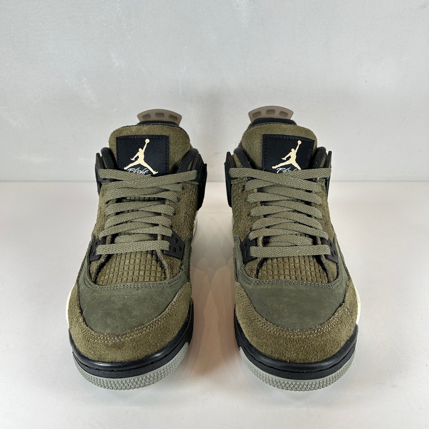 FB9928 200 Jordan 4 Retro SE Craft Medium Olive (GS) [USED] - 7 Y (Used)