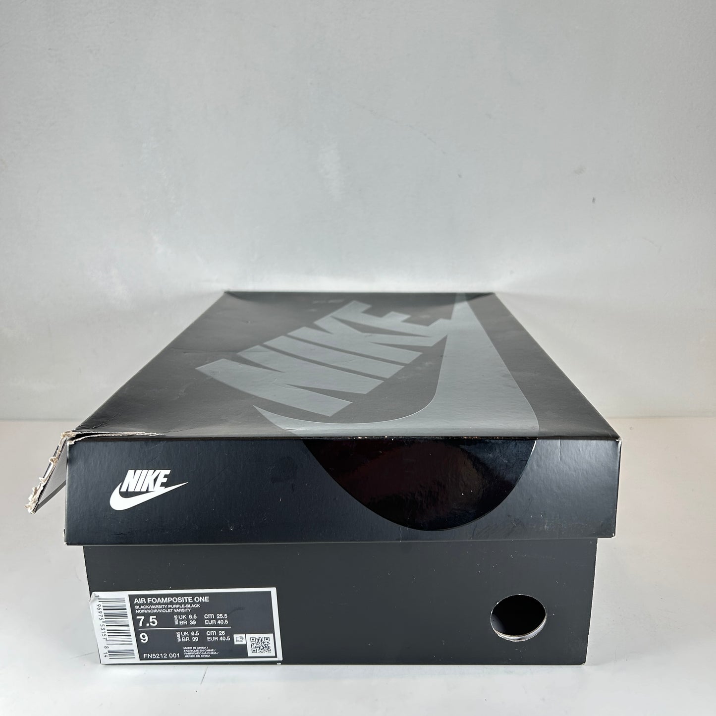 FN5212 001 Nike Air Foamposite One Eggplant (2024) [USED] - 7.5 M (Used)