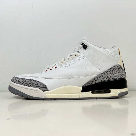 DN3707 100 Jordan 3 Retro White Cement Reimagined [USED] - 13 M (Used)