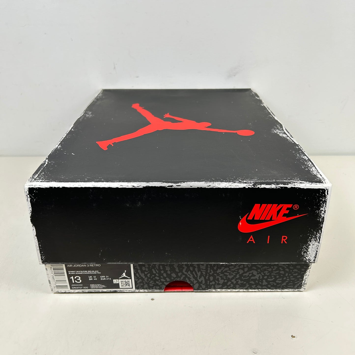 DN3707 100 Jordan 3 Retro White Cement Reimagined [USED] - 13 M (Used)