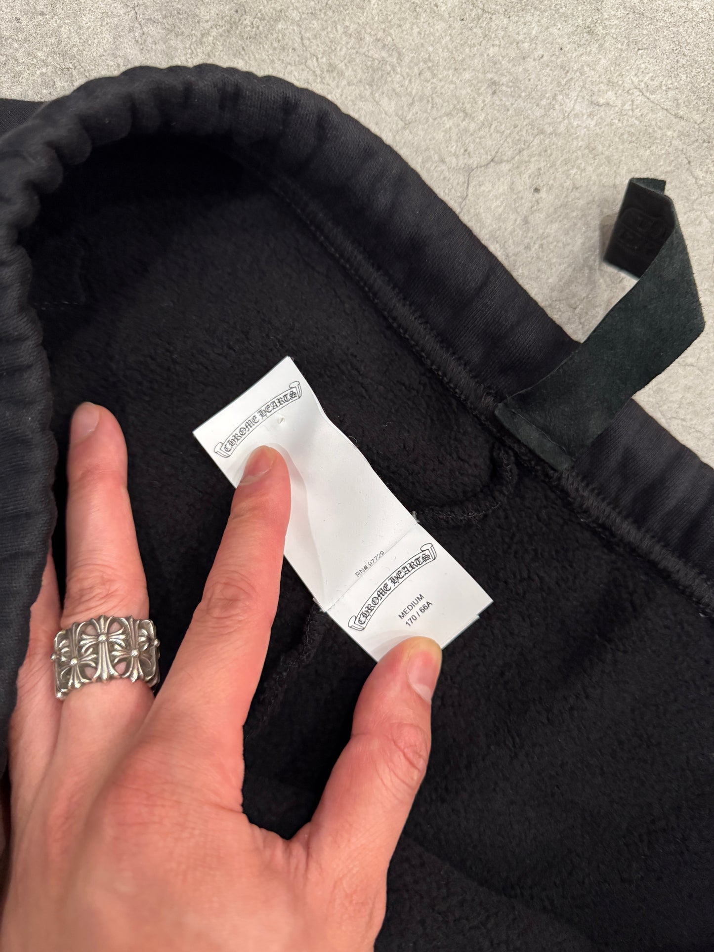 Chrome Hearts Cross Patch Sweatpants Black