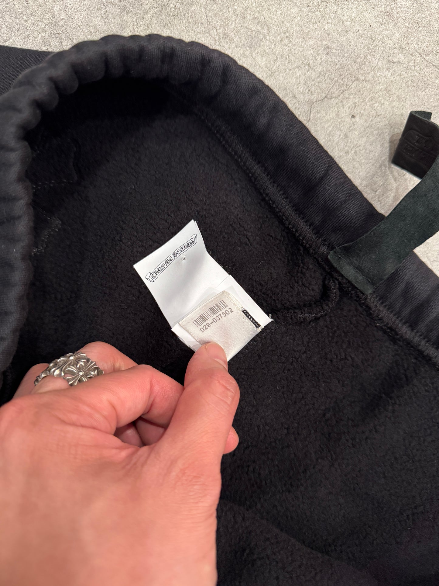 Chrome Hearts Cross Patch Sweatpants Black