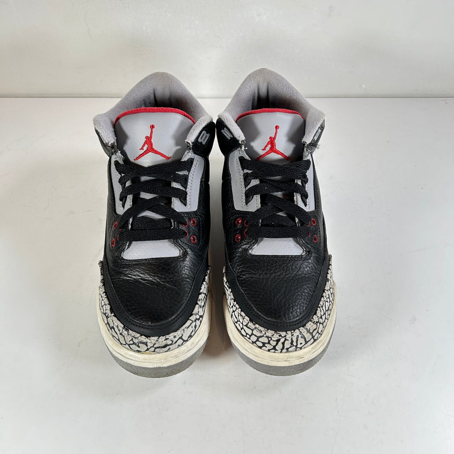398614 010 Jordan 3 Retro Black Cement (2011) (GS) [USED] - 6.5 Y (Used) (No Box)