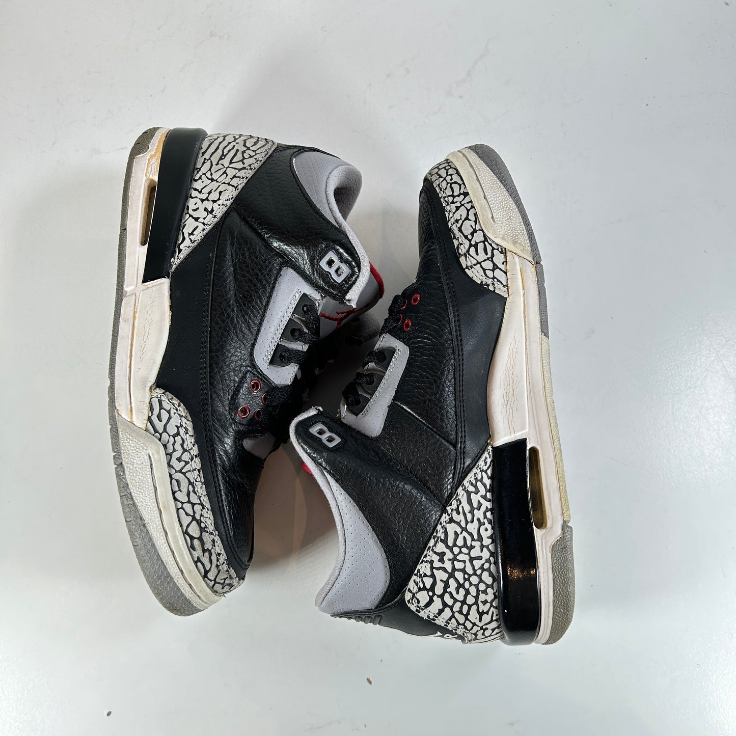 398614 010 Jordan 3 Retro Black Cement (2011) (GS) [USED] - 6.5 Y (Used) (No Box)