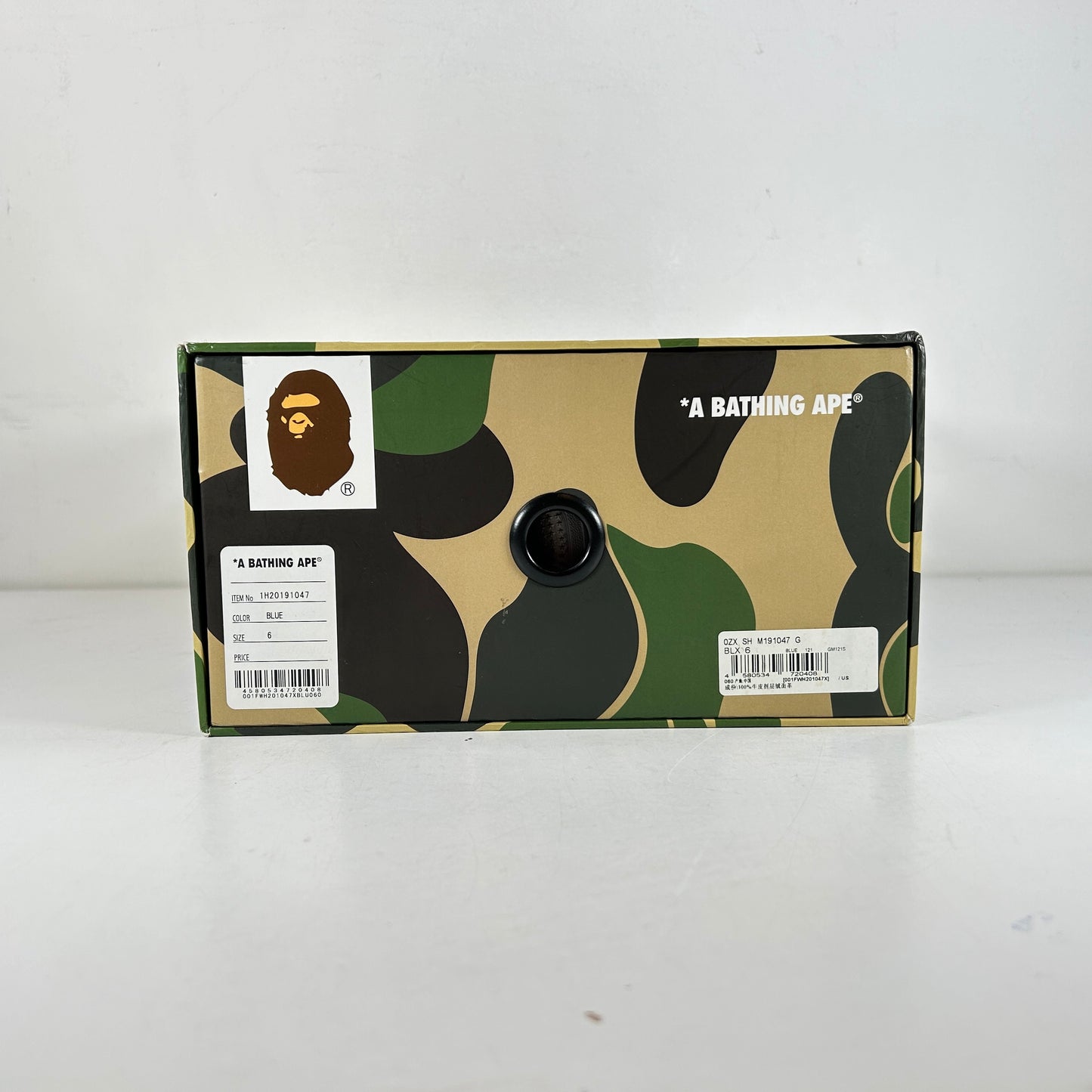 001FWH201047 BLU A Bathing Ape Bape Sta Low Blue Suede [USED] - 6 M (Used)