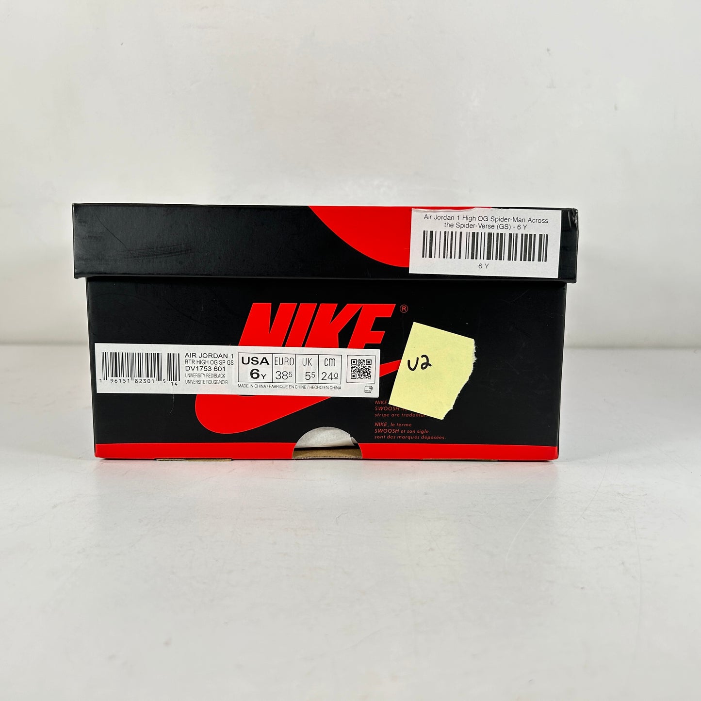 DV1753 601 Jordan 1 High OG Across The Spider-Verse GS [USED] - 6 Y (Used2)
