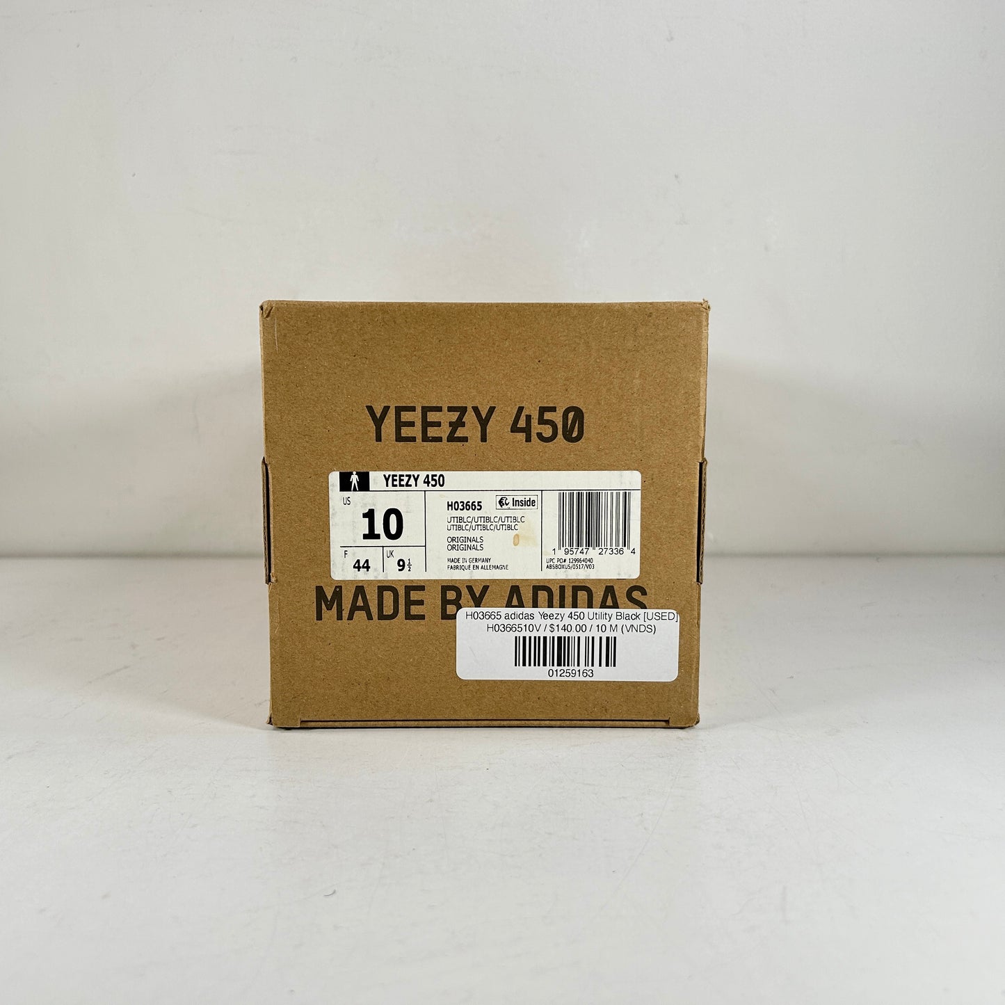 H03665 adidas Yeezy 450 Utility Black [USED] - 10 M (Used)