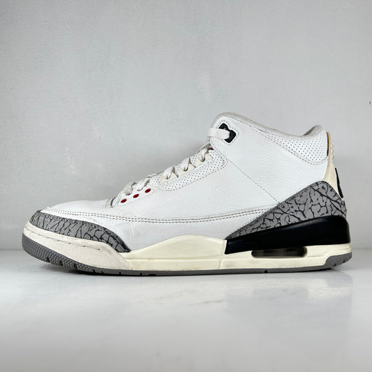 DN3707 100 Jordan 3 Retro White Cement Reimagined [USED] - 10 M (Used)