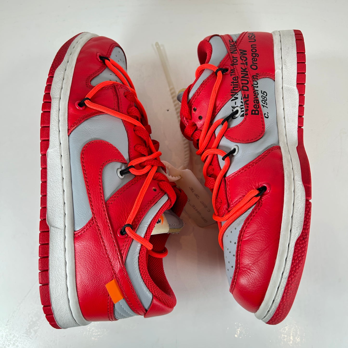 CT0856 600 Dunk Low Off-White Red [USED] - 5 M (Used)