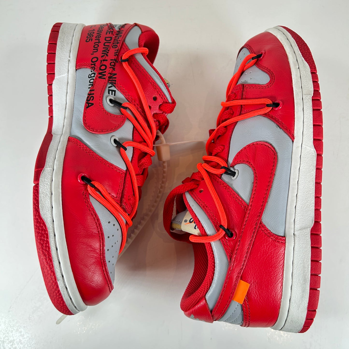 CT0856 600 Dunk Low Off-White Red [USED] - 5 M (Used)
