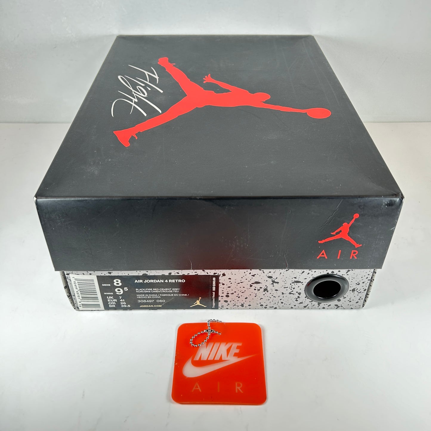 308497 060 Jordan 4 Bred (2019) [USED] - 8 M (Used)